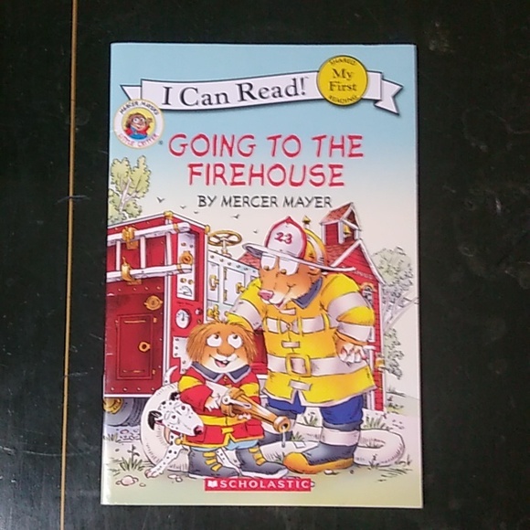 Going Firehouse Mercer Mayer Little Critter Level Reader Children's Picture Book - Picture 1 of 5